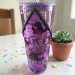 Vaso Snowglobe 24 oz. Gato LUCIFER